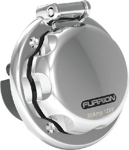 Furrion 30A 125V Stainless Steel Power Inlet