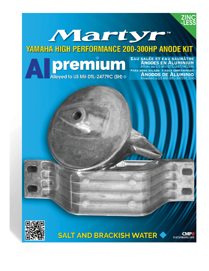 Martyr Yamaha Outboard 200-300HP Aluminum Anode Kit