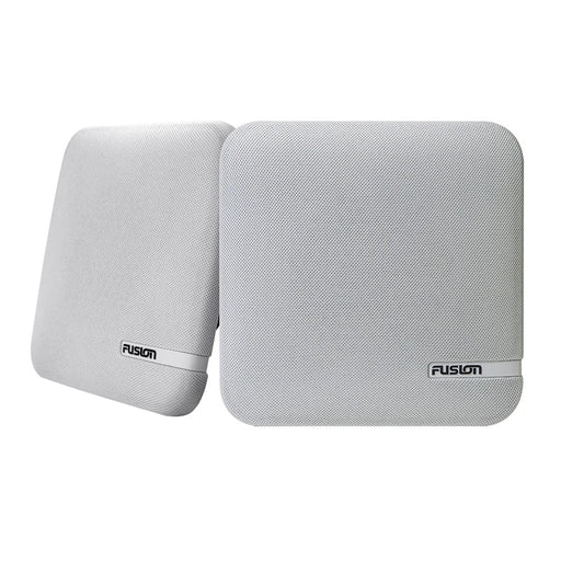 Fusion SM-F65CW SM Series 6.5" Shallow Mount Square Speakers - White Cloth Grill - 100W [010-02263-10]