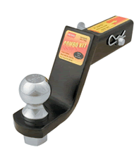Acme 77421 Black Ball Mount Kit 2"Ball 4"Drop