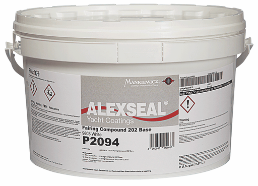 Alexseal Fairing Comp 202 White Half Gallon [P2094HG]
