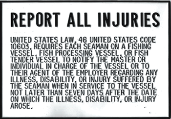 Bernard P-230 Personal Injury Plaque