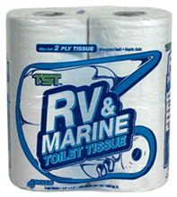 Camco TST RV & Marine 1 Ply Toilet Tissue 4-Pack