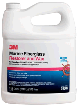 3M Marine Fiberglass Restorer and Wax Gallon