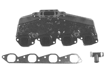 Mercury / Quicksilver 807078T10 Manifold Exhaust Hot Dipped