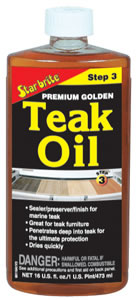 Starbrite Premium Golden Teak Oil 16 oz