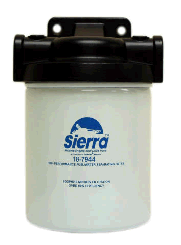 Sierra 1879831 Fuel Water Separator Kit Short Filter