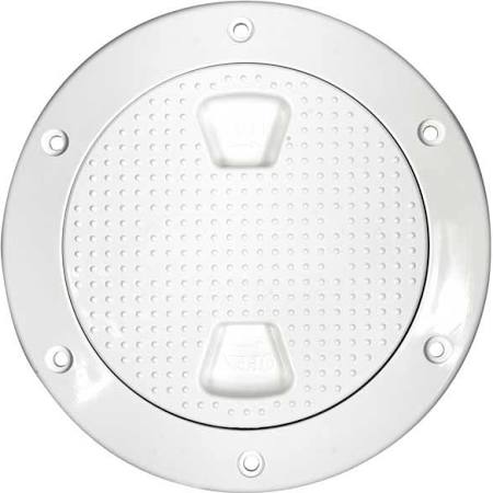Beckson Diamond Non-Skid Deck Plate 4" White