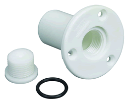 Moeller Marine 020303-10 Transom Drain Tube and Plug