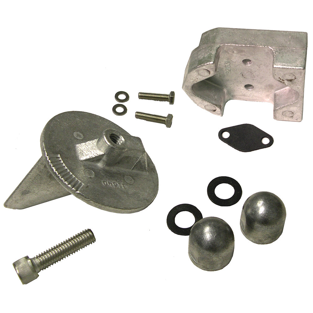 Performance Metals Mercruiser Alpha 1 Gen 1 Complete Anode Kit (No Power Steering) - Aluminum [10205A]