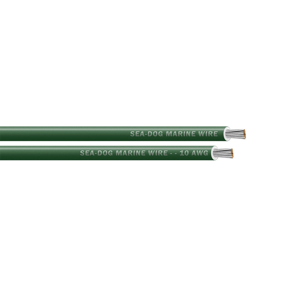 Sea-Dog 10 AWG Green Primary Wire - 100' [8010042]