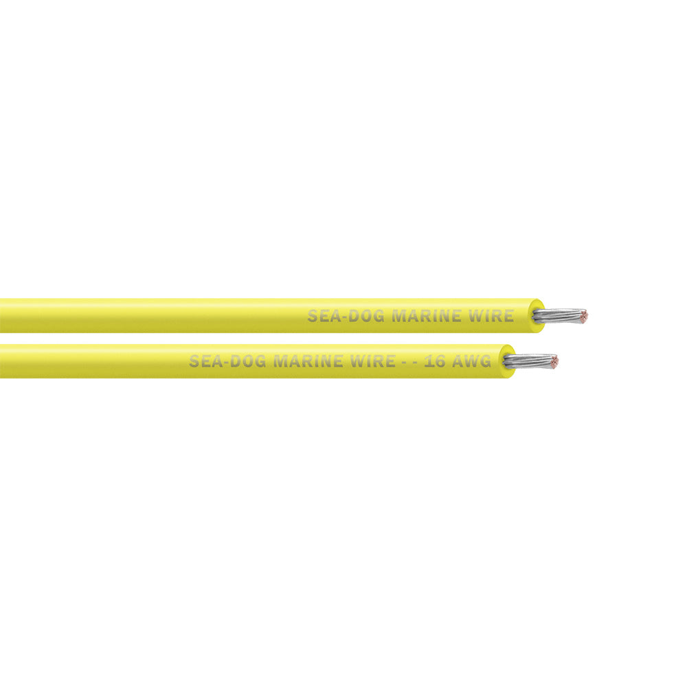 Sea-Dog 16 AWG Yellow Primary Wire - 250' [8016034]