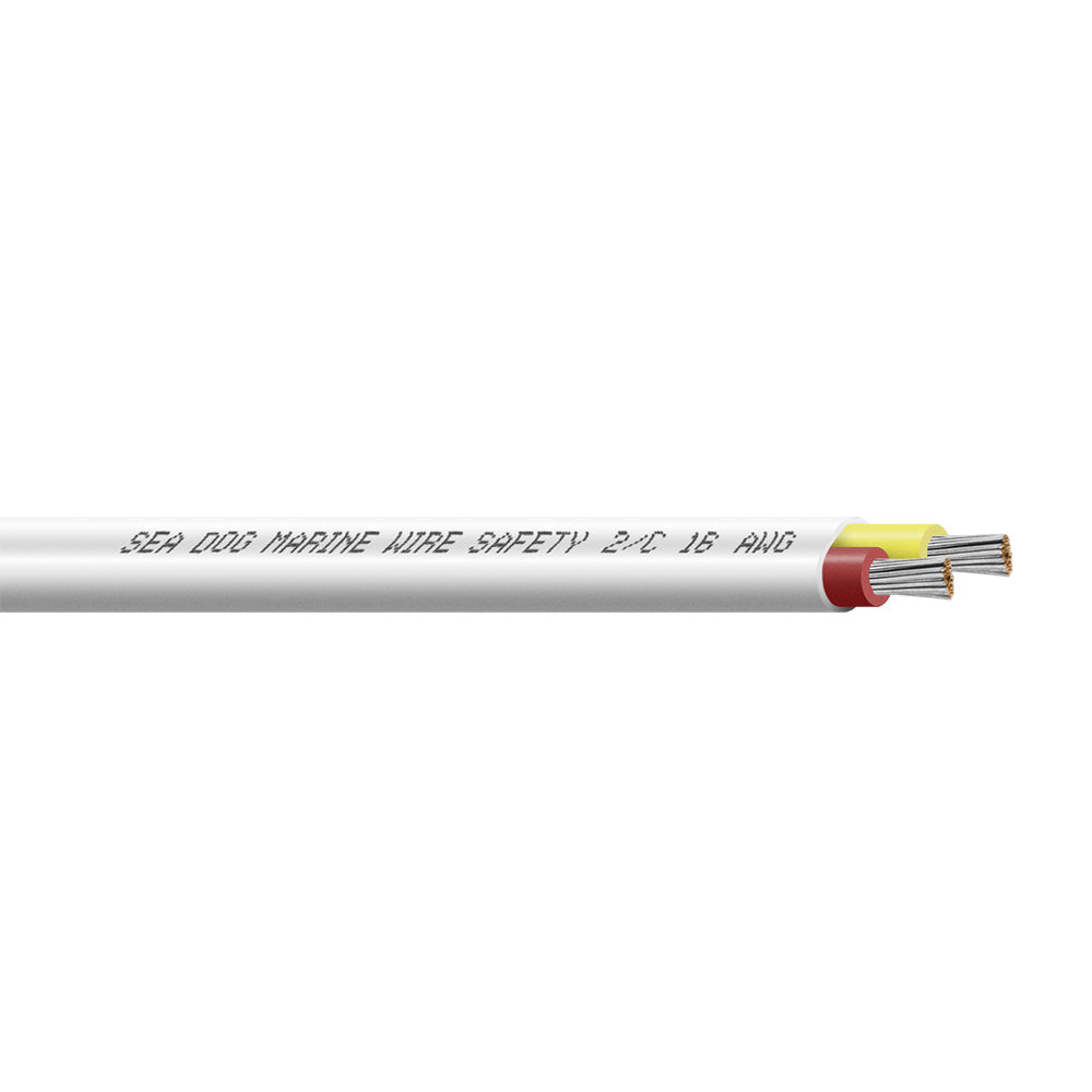 Sea-Dog 16/2 AWG Flat Duplex Safety Wire - Red/Yellow - 1000' [8016229]