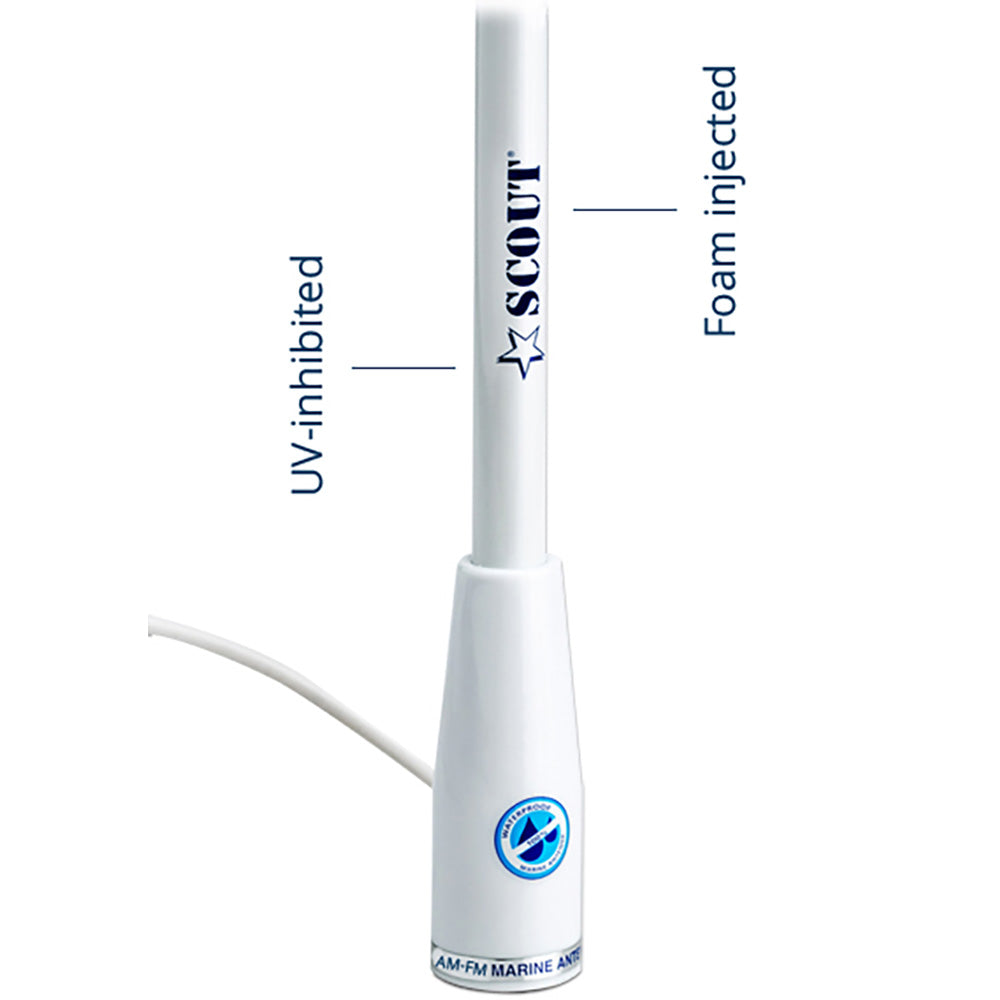 Scout KS-115 AM/FM 5' Fiberglass Antenna [PF AN NAMFM004T]
