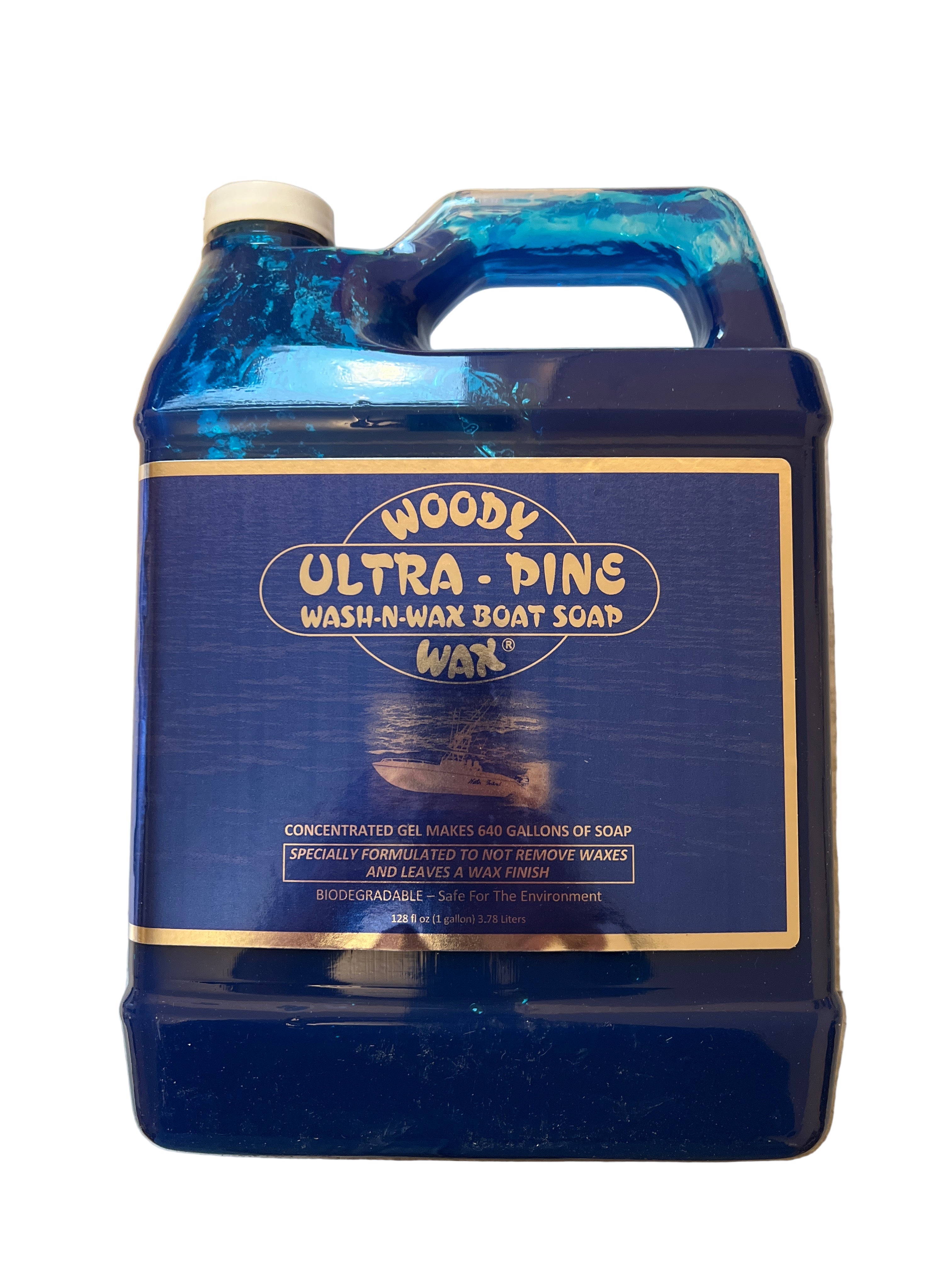 Woody Wax Pine Wash-N-Wax Boat Soap Gl [WASH128]