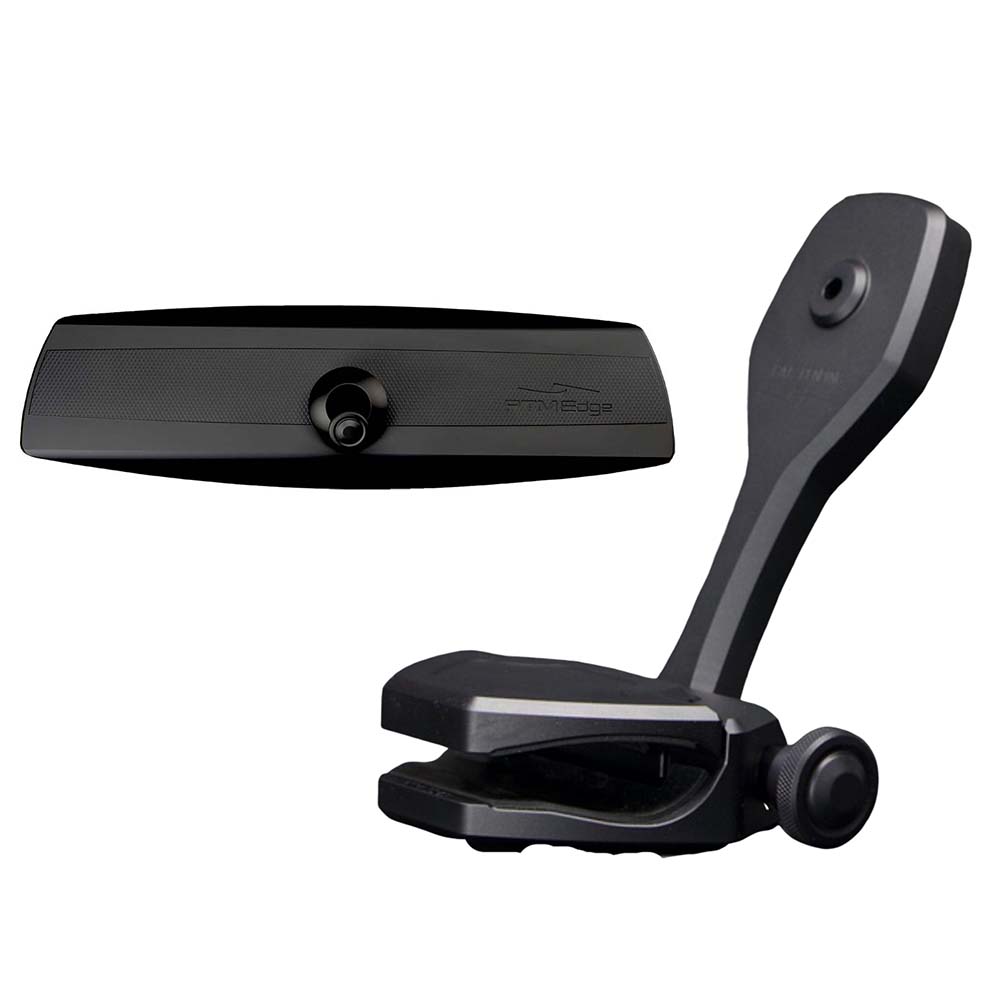 PTM Watersports Mirror/Bracket Kit w/VR-140 Elite Mirror  ZXR-320 (Black) [P12848-1320TEBBK]