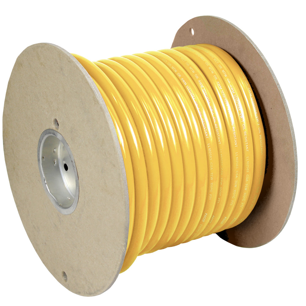 Pacer Yellow 4 AWG Battery Cable - 100  [WUL4YL-100]