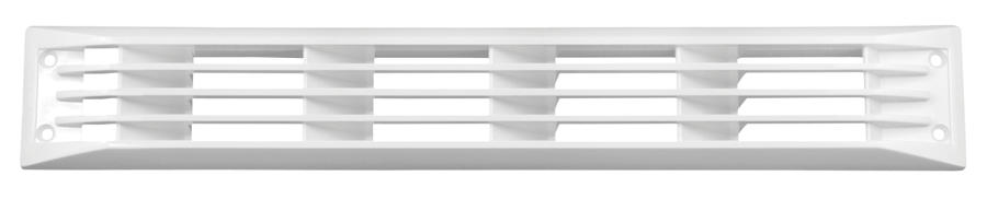 Attwood Venturi White Plastic Louvered Vent