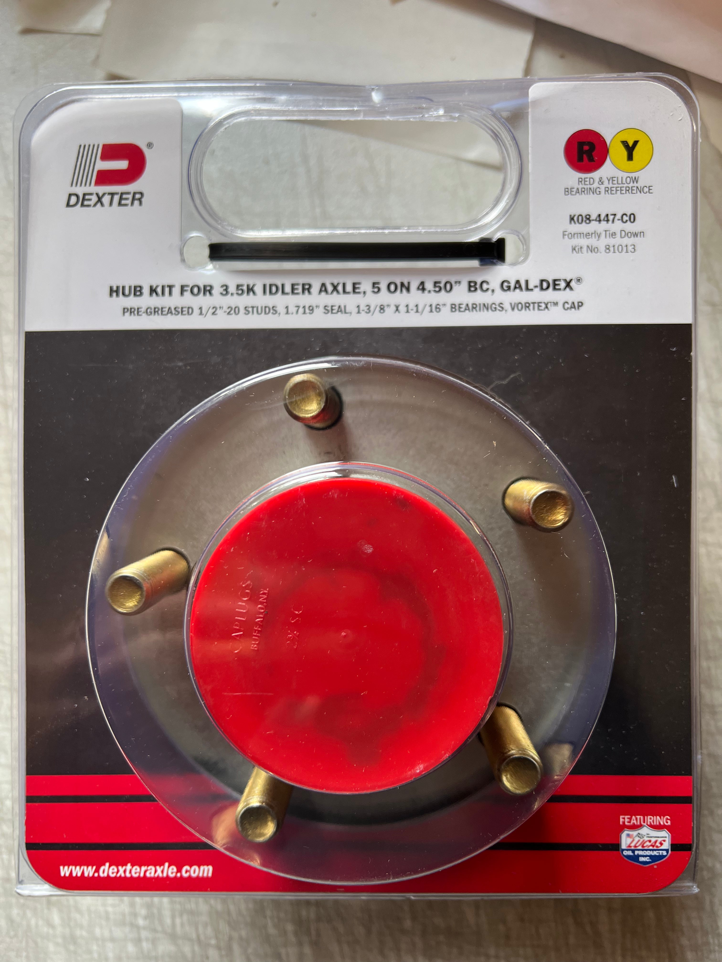 Tie Down Hub Assembly 5lug Galvanized X 1-3/8" [81013]