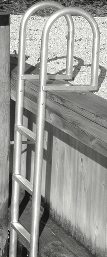 Monarch Marine Dock Ladder 3 Step Alu Fixed [TA3]