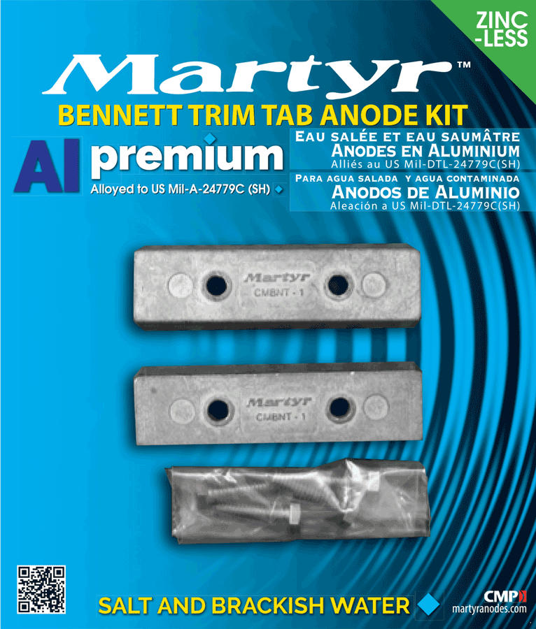 Martyr Bennett Trim Tab Kit(2) Alum [CMBNT1AKITA]