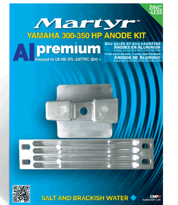 Martyr Yamaha 300-350hp Ob Kit Alum [CMY300350KITA]