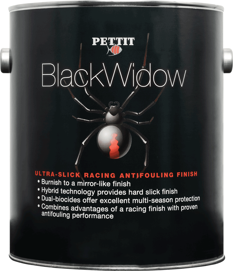 Pettit Black Widow Ultra-Slick Racing Antifouling Paint