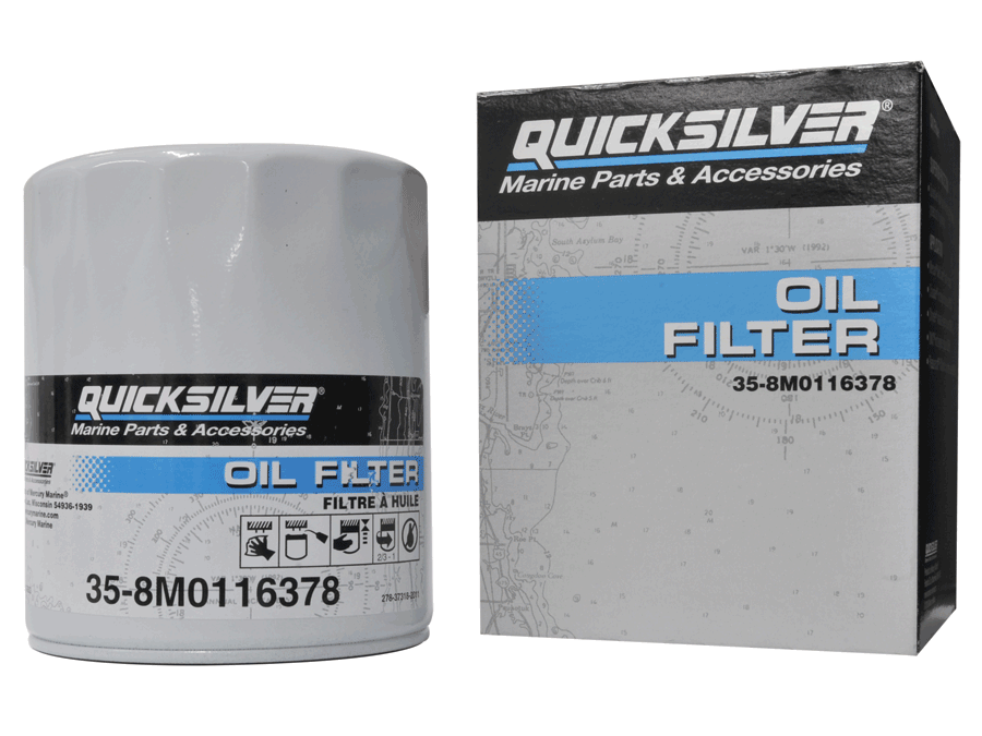 Mercury / Quicksilver 8M0116378 Oil Filter