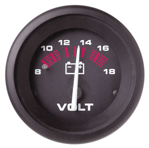 Seastar Voltmeter 12v 8-18 Volt Amega [57901P]