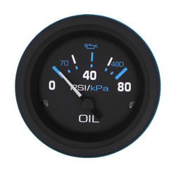 Seastar Oil Gauge 0-80 Eclipse [68392P]