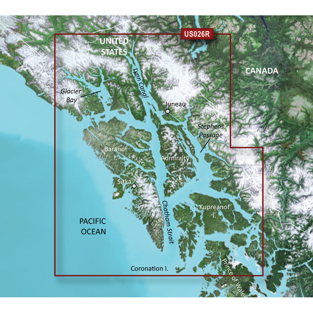 Garmin BlueChart g3 Vision HD - VUS026R - Wrangell/Juneau/Sitka - microSD/SD [010-C0727-00]