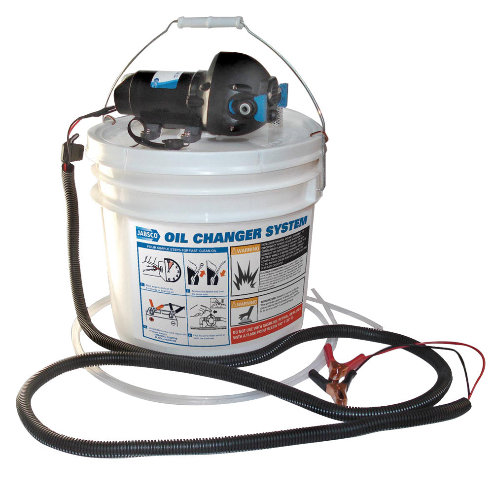 Jabsco DIY Oil Change System w/Pump & 3.5 Gallon Bucket [17850-1012]