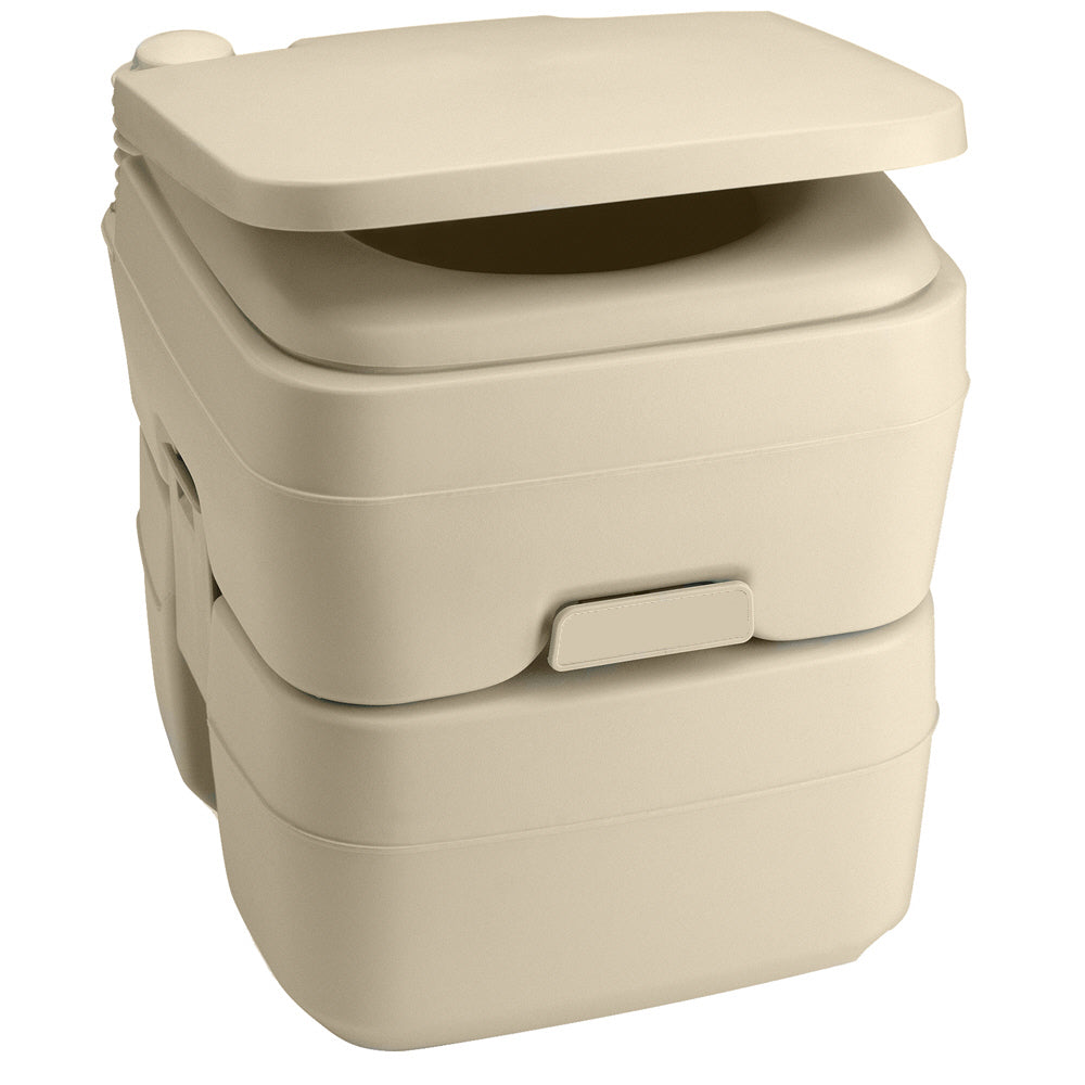 Dometic 965 MSD Portable Toilet w/Mounting Brackets - 5 Gallon - Parchment [311196502]