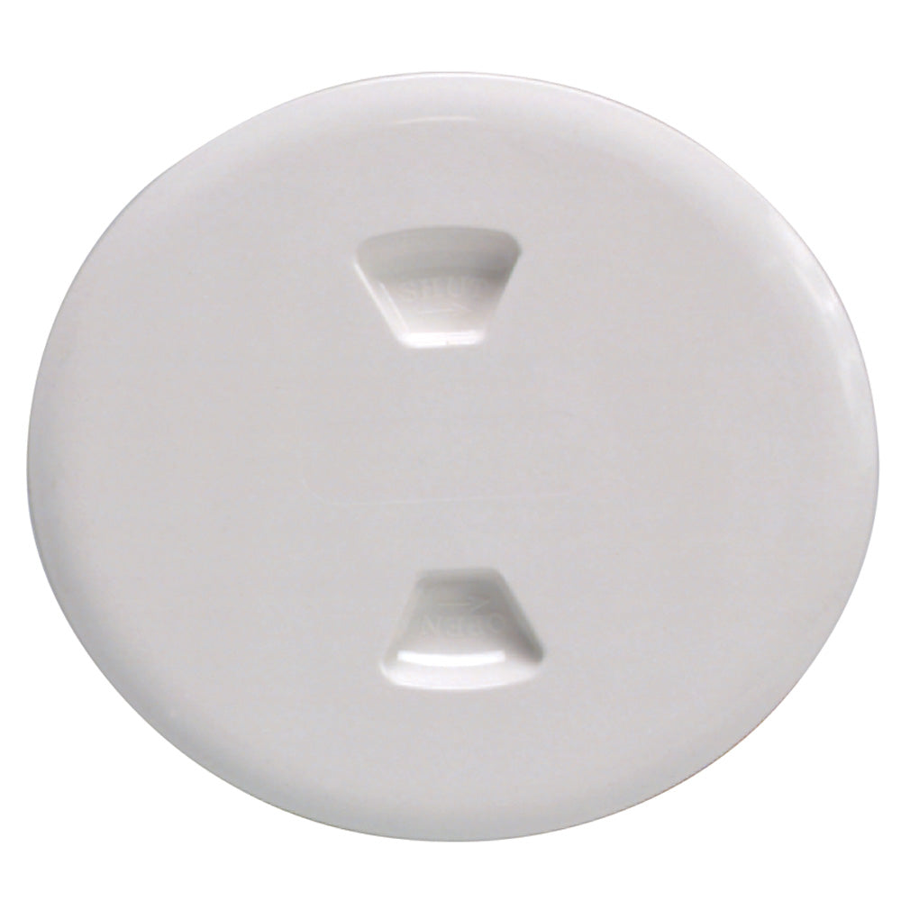 Beckson 5" Twist-Out Deck Plate - White [DP50-W]