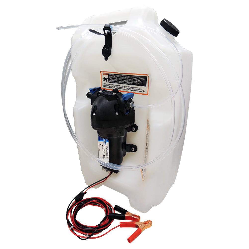 Jabsco Flat Tank Oil Changer System - 3-1/2 Gallon Tank - 12V [17860-2012]