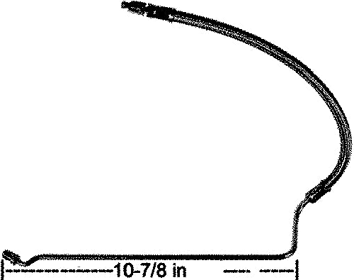 Mercury / Quicksilver 32-864589 Starboard Power Trim Cylinder Hose