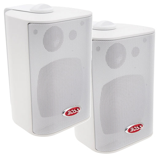 Boss Audio 4" MR4.3W Box Speakers - White - 200W [MR4.3W]