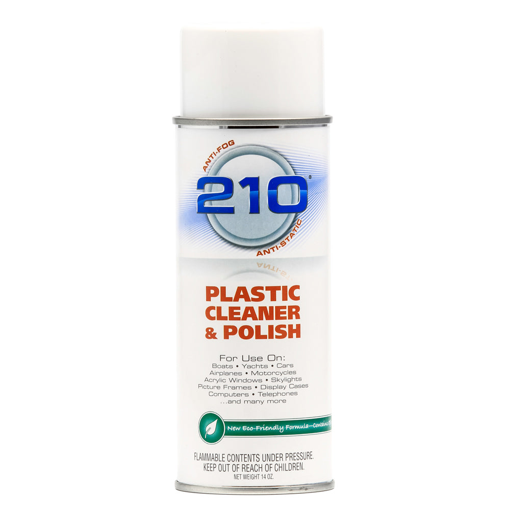 Camco 210 Plastic Cleaner Polish - 14oz Spray - Case of 12 [40934CASE]