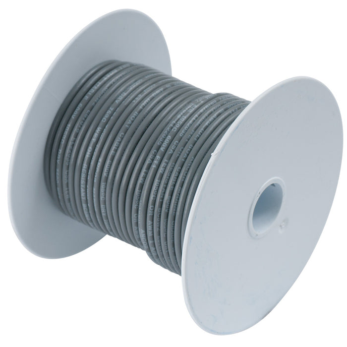 Ancor Grey 14 AWG Tinned Copper Wire - 18' [184403]