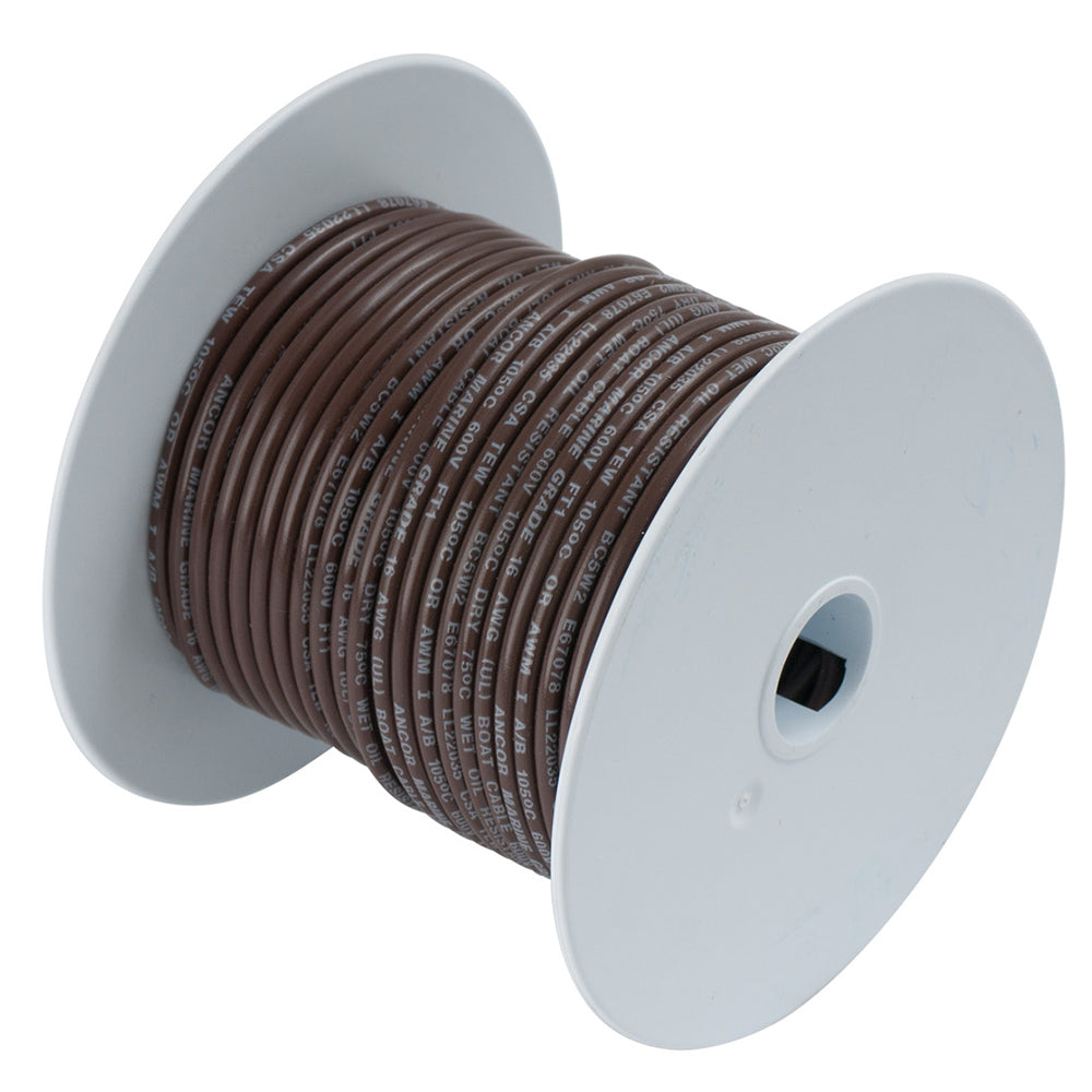 Ancor Brown 10 AWG Tinned Copper Wire - 100' [108210]