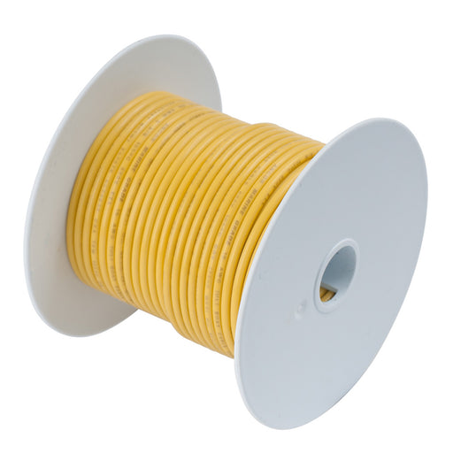 Ancor Yellow 6 AWG Tinned Copper Wire - 25' [112902]