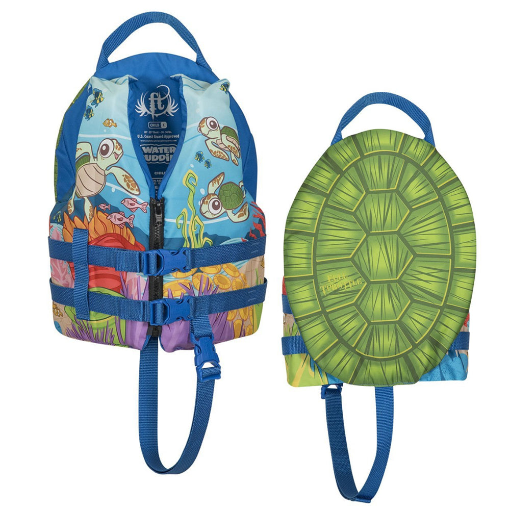 Full Throttle Water Buddies Vest - Child 30-50lbs - Turtle [104300-500-001-17]