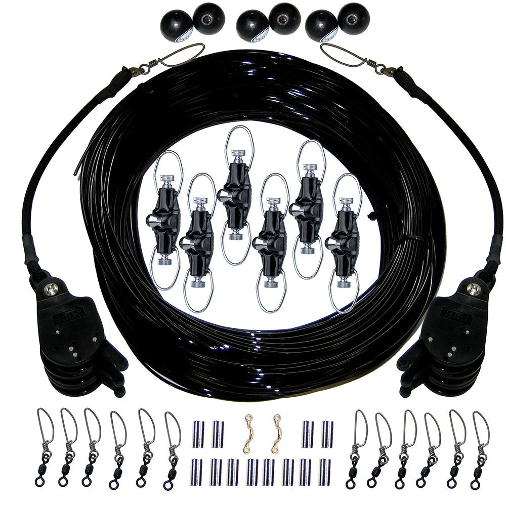 Rupp Triple Rigging Kit W/Lok-Ups  Nok-Outs - 460' Black Mono Cord [CA-0160-MO]