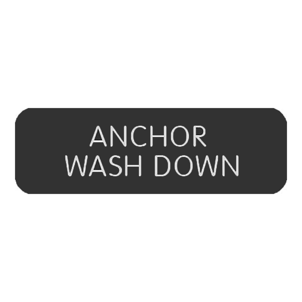 Blue SeaLarge Format Label - "Anchor Wash Down" [8063-0038]