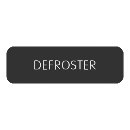 Blue SeaLarge Format Label - "Defroster" [8063-0129]