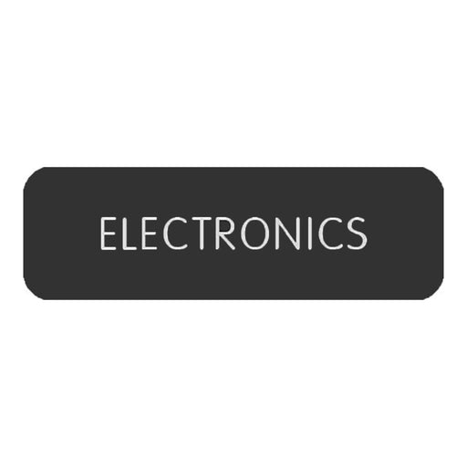 Blue SeaLarge Format Label - "Electronics" [8063-0148]