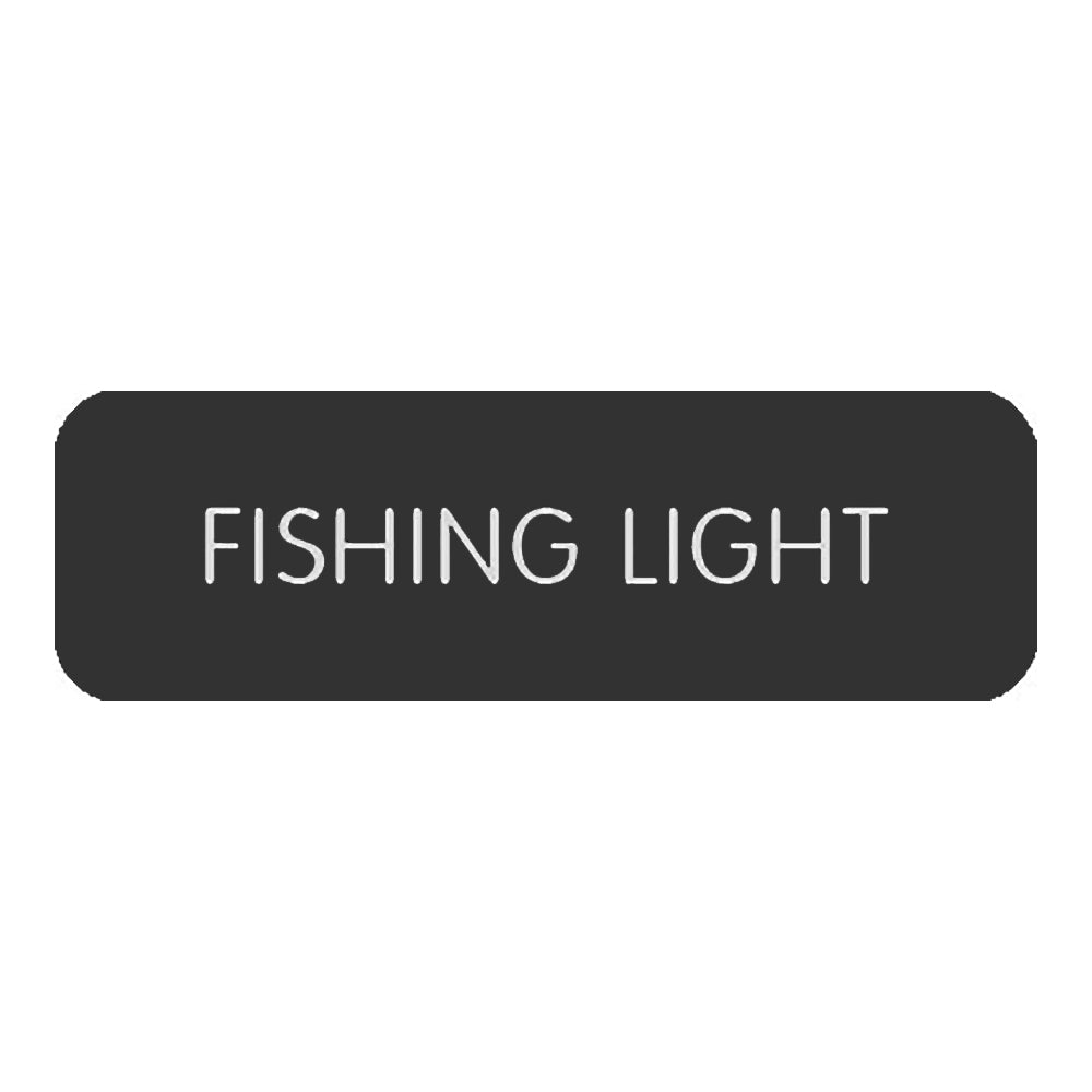 Blue SeaLarge Format Label - "Fishing Light" [8063-0189]