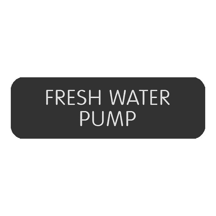 Blue SeaLarge Format Label - "Fresh Water Pump" [8063-0200]