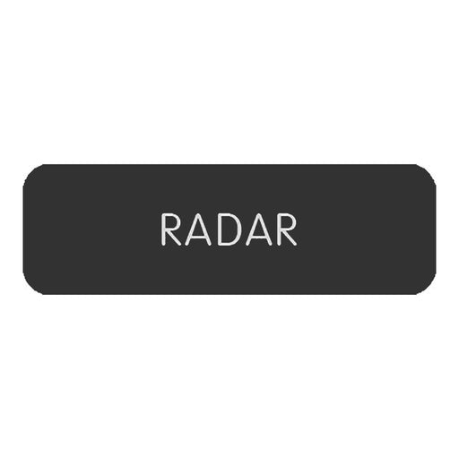 Blue SeaLarge Format Label - "Radar" [8063-0349]