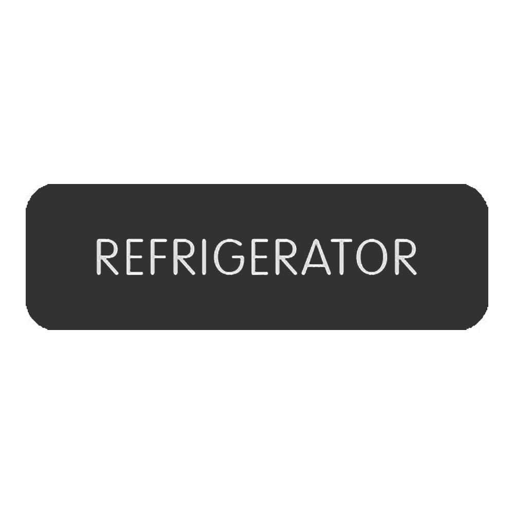 Blue SeaLarge Format Label - "Refrigerator" [8063-0356]